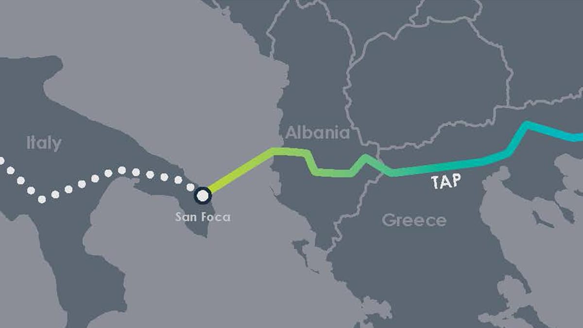 mapa de puntegeu en Albània