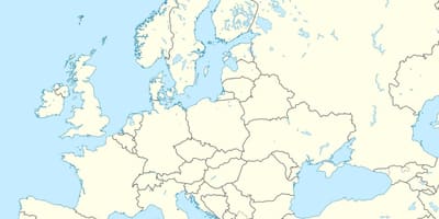 Mapa d'Albània europea