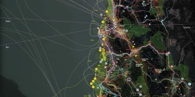 Mapa d'Albània mapa 3d