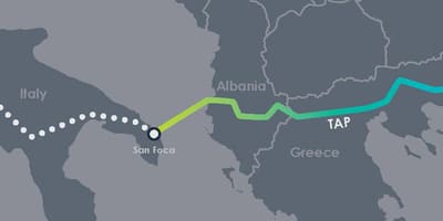 Mapa de puntegeu en Albània